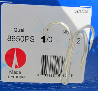 VMC-8650PS 1/0 \"ruostumaton\" kolmihaarakoukku kemiallinen